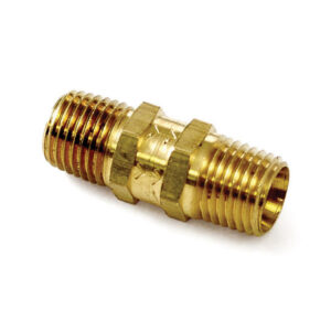 1/4 in MPT x MPT Brass Check Valve - 2500 PSI