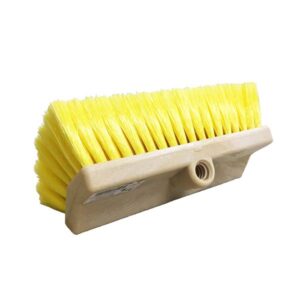 10 in Flag Tipped Polystyrene Bi-Level Brush - Yellow Bristles