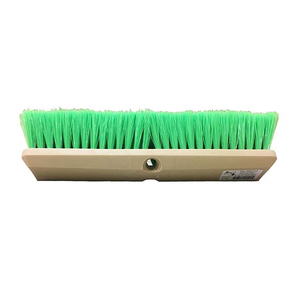 14 in Flag Tipped Nyltex Brush - Green Bristles
