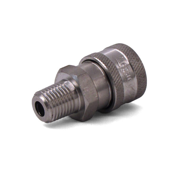 1/4" MPT x Quick Coupler, Stainless Steel - 8.707-110.0