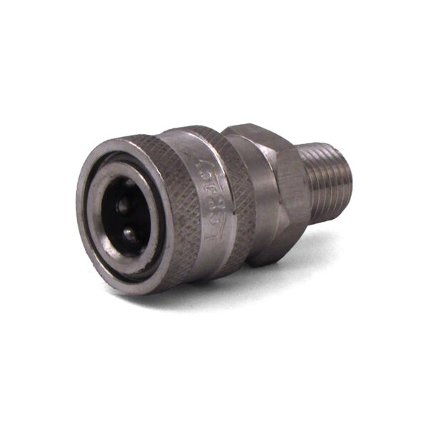 1/4" Quick Coupler x MPT, Stainless Steel - 8.707-110.0