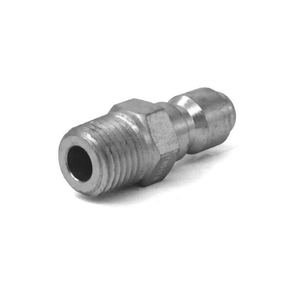 Foster 1/4" MPT x Quick Coupler Nipple, Stainless Steel - 8.709-486.0