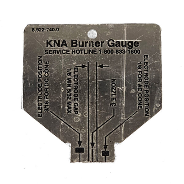 KNA Burner Electrode Gauge - 8.922-740.0