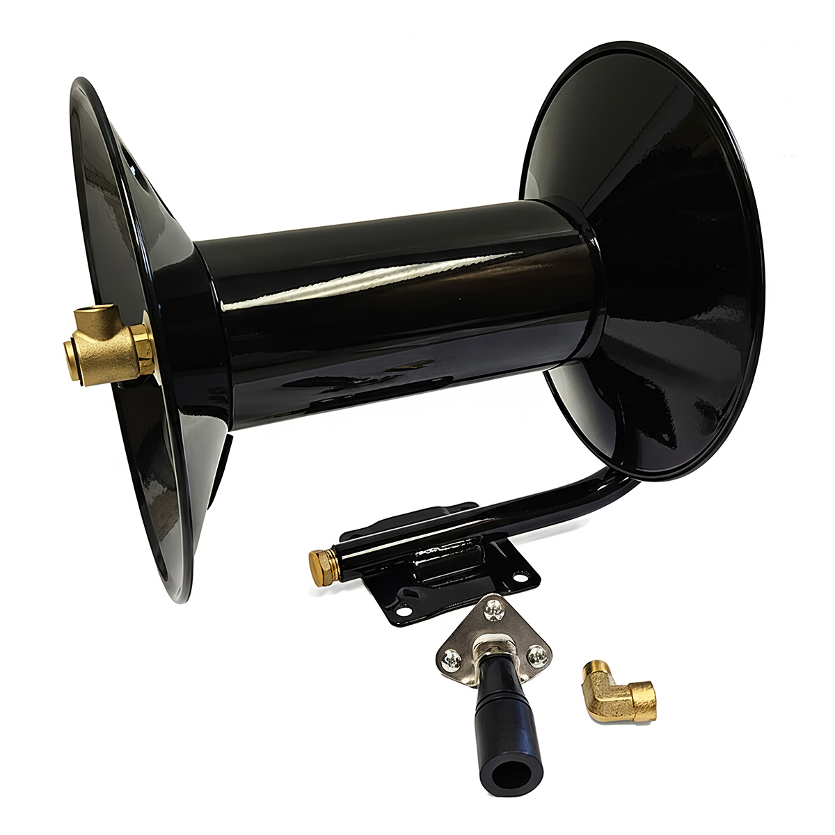 A+ Hose Reel, Solid Core, 1/2" Hose x 100' Capacity - Image 2