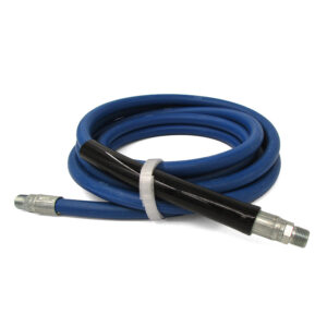 Blue Connector Hose with Bend Restrictor