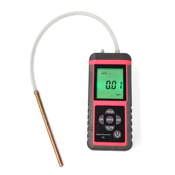 Digital Manometer, Draft Gauge