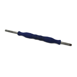 18 inch Blue Flex Wand - 1/8 in FPT x 1/4 in MPT