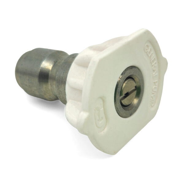General Pump Q-Style Quick Connect Nozzle, 40 Degree White