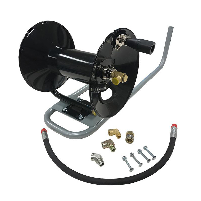 Hotsy Hose Reel and Handle Kit for HD Models, 100 ft. Capacity