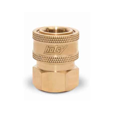 Hotsy 3/8 in FPT x 3/8 in Quick Coupler, Brass - 4000 PSI