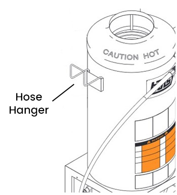 Hotsy Hose Hangar Diagram