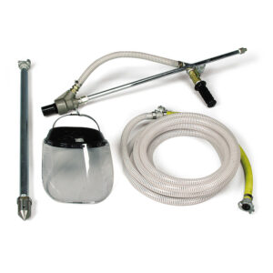 Industrial Sandblasting Kit with Probe - Includes Sand Probe, Sandblasting Hose, Sandblasting Lance, and Safety Mask