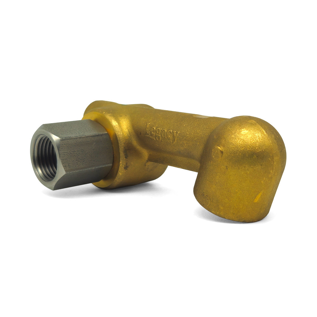 Legacy Extended Hose Reel Swivel, FPT x FPT, 5000 PSI Brass