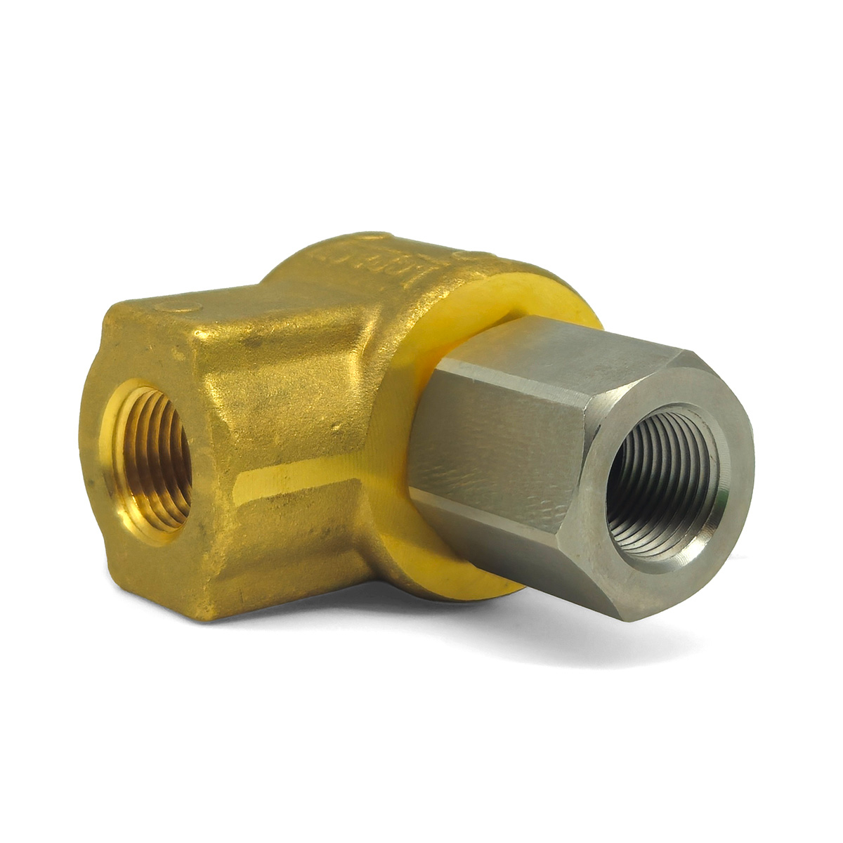 Legacy 90° Swivel, FPT x FPT, 5000 PSI Brass - Image 2