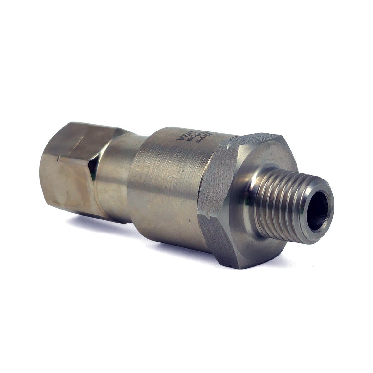 Mosmatic Gun Swivel, NPTF M x NPTF F, 4000 PSI Stainless - Image 4