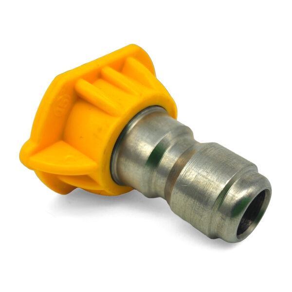 General Pump Q-Style Quick Connect Nozzle, 15 Degree Yellow - Image 2
