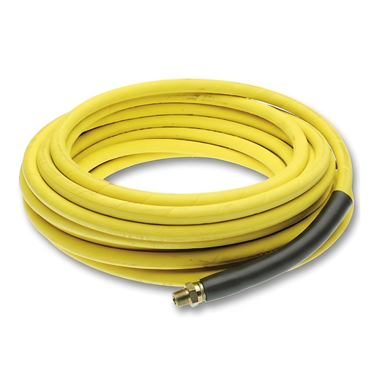 Smooth Yellow Non-Marking Pressure Washer Hose, 3/8" ID, 1-Wire