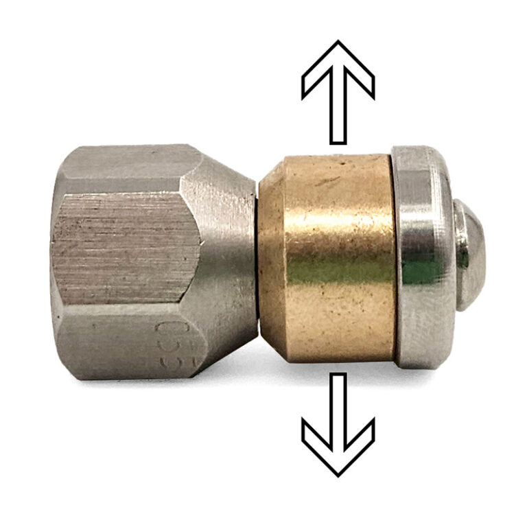 Suttner Rotating Sewer Nozzle with 2 Side Ports