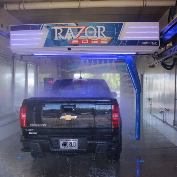 Washworld Razor Washing Pickup Truck